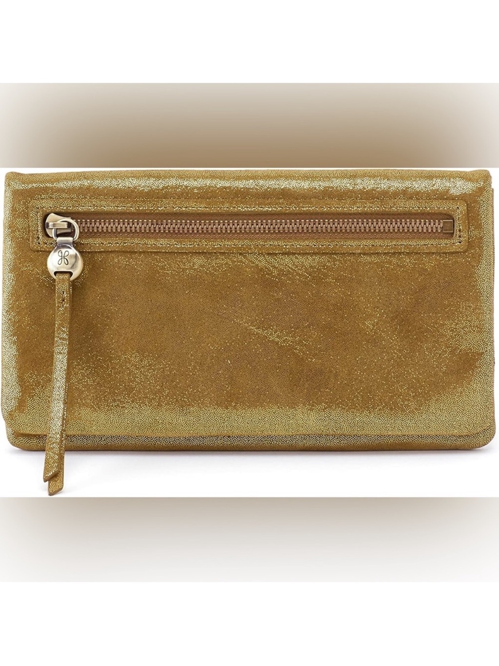 NWT Hobo Lumen Shimmer Continental Leather Wallet
